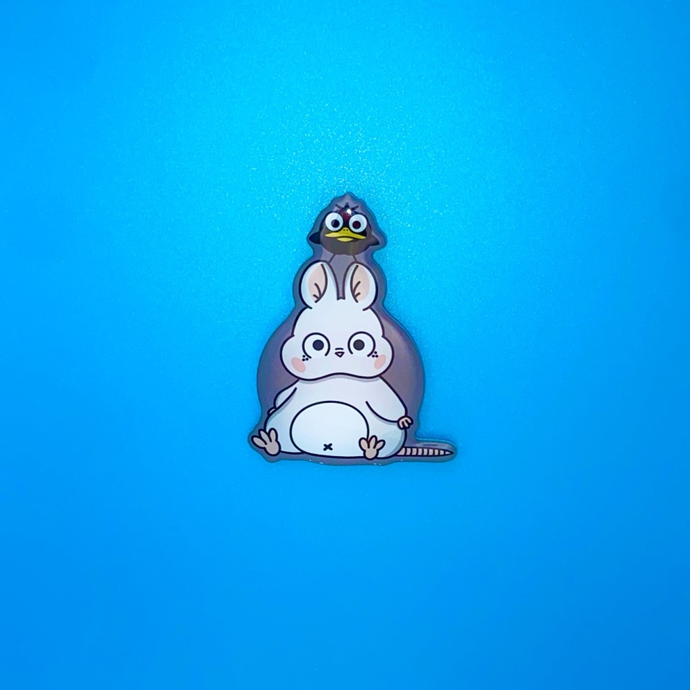 Acrylic Phone Grips (Spirited Away Themed — YuBaby)